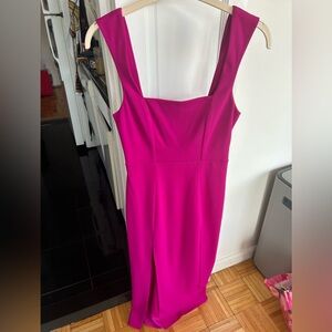 Show Me Your Mumu Magenta Eden Midi Dress Sz M